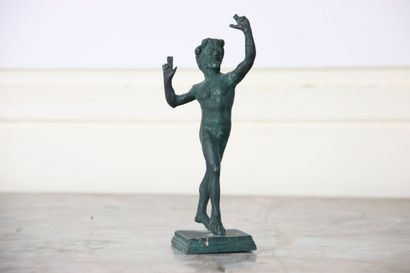 Faune de Pompéi en bronze à patine antique
After...
