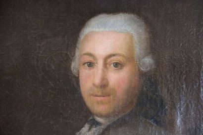Portrait de gentilhomme en habit de taffetas,...