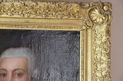 Portrait de gentilhomme en habit de taffetas,...