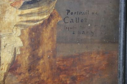 Portrait de callot. 
School of the XIXth...
