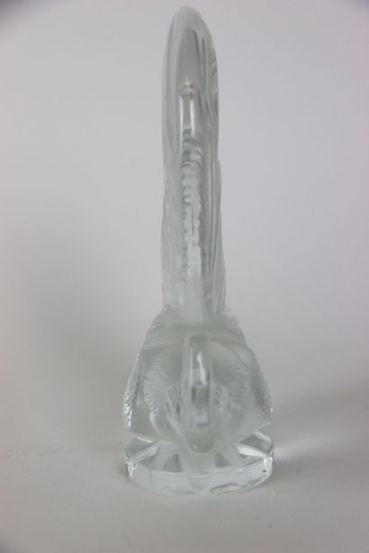 LALIQUE France. Sculpture in polished and...