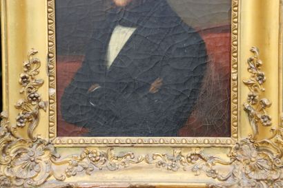 French school of the 19th century. Portrait...
