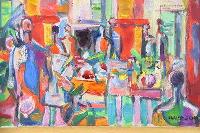 Claude SCHURR (1921-2014). Souvenir of North...