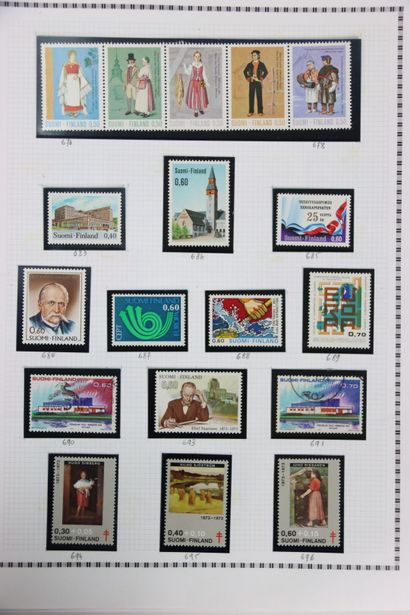 STAMPS. Very nice collection from Finland...