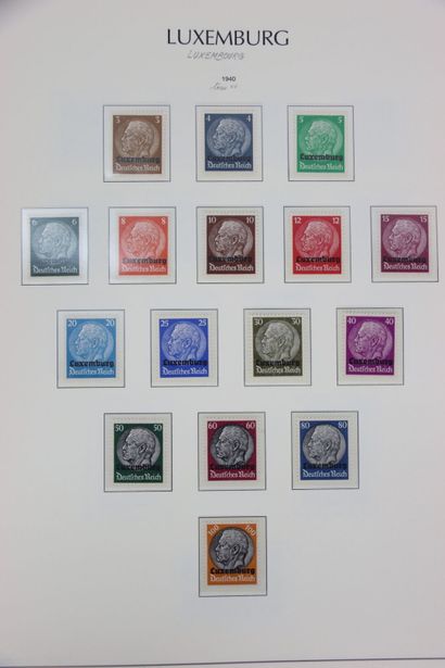 STAMPS. Collection in Leuchtturm album. Boheme-Moravia-General...