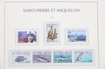 STAMPS. St. Pierre and Miquelon collection...