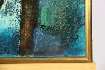 Roland HIBERT. The bouquet in the workshop....