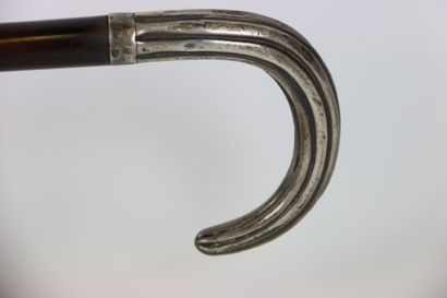 Set of 4 canes, some silver. Beginning of...
