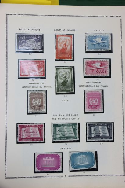 STAMPS. United Nations collection from 1950...