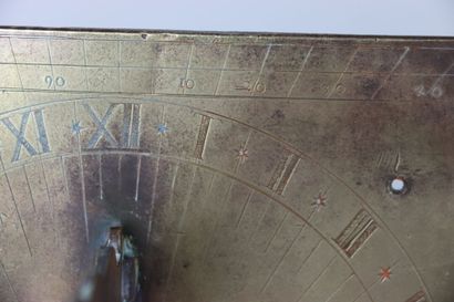 Travail du XVIIe siècle. Cadran solaire de...