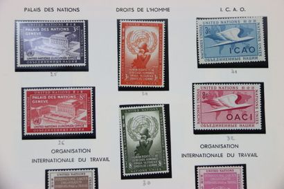STAMPS. United Nations collection from 1950...
