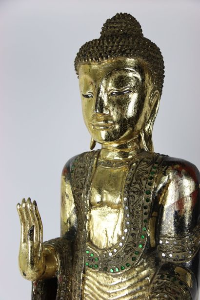 ASIE. Buddha debout.
ASIA. Wooden subject...