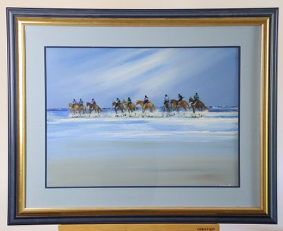 Victor SPAHN (born in 1949). Horses by the...