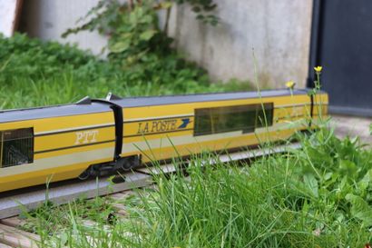 Maquette statique de la rame TGV 