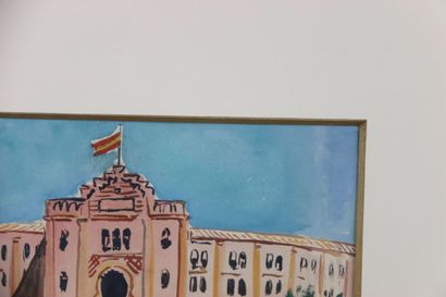 Yves BRAYER (1907-1990). Souvenir of Spain....
