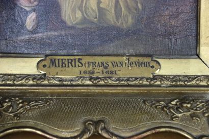 D'après F. Van Merys. Le SONNEUR de COR à...