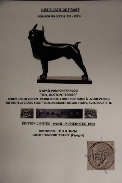François POMPON (1855-1933), ( d'après) 