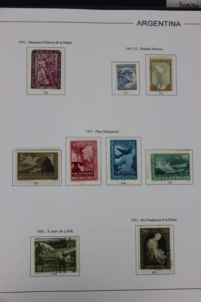 STAMPS. Nice collection from Argentina in...