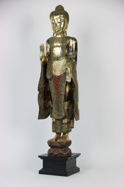 ASIE. Buddha debout.
ASIA. Wooden subject...