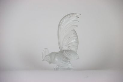 LALIQUE France. Sculpture in polished and...