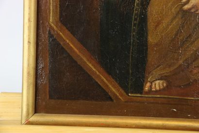 École du XVIIIe siècle. La Vierge de saint...