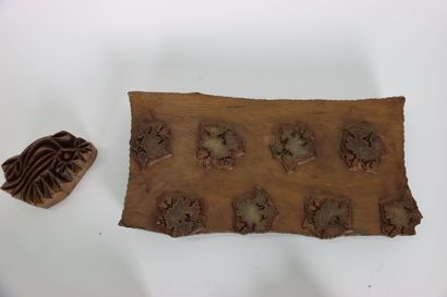 Ensemble de 9 plaques d'impression pour tissu...