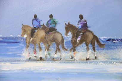 Victor SPAHN (born in 1949). Horses by the...