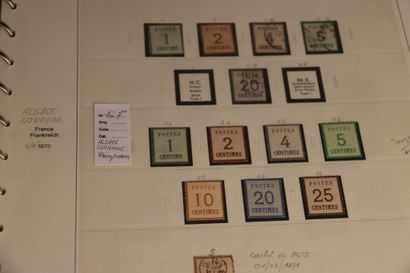 Important collection of FRANCE in Safe album....