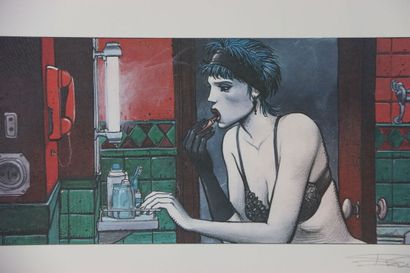 BILAL Enki (born 1951). The woman trap. Color...