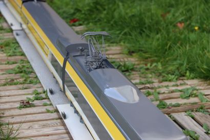 Maquette statique de la rame TGV 