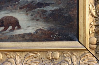 Paysage
School of the XIXth century, Landscape...