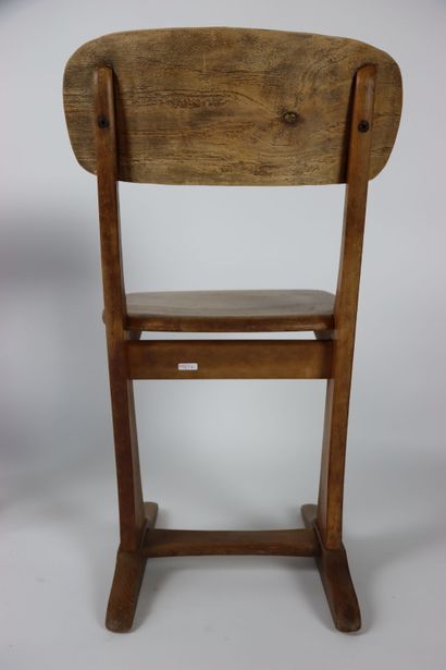 Casala desk in beech wood. 20th century work....