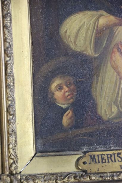 D'après F. Van Merys. Le SONNEUR de COR à...