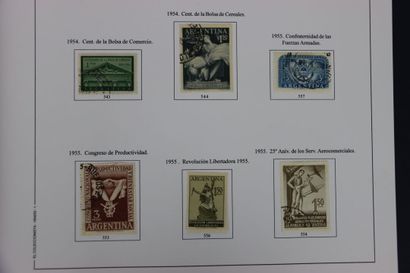 STAMPS. Nice collection from Argentina in...