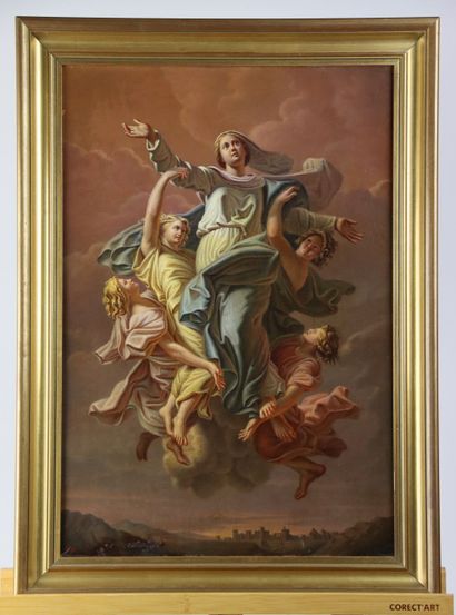 École du XIXe siècle. L'Assomption de la...