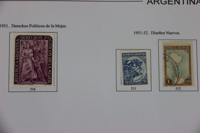 STAMPS. Nice collection from Argentina in...