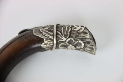 Set of 4 canes, some silver. Beginning of...