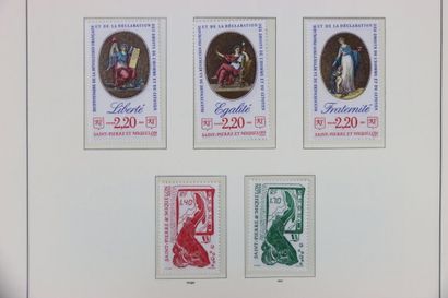 STAMPS. St. Pierre and Miquelon collection...