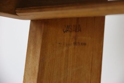 Casala desk in beech wood. 20th century work....