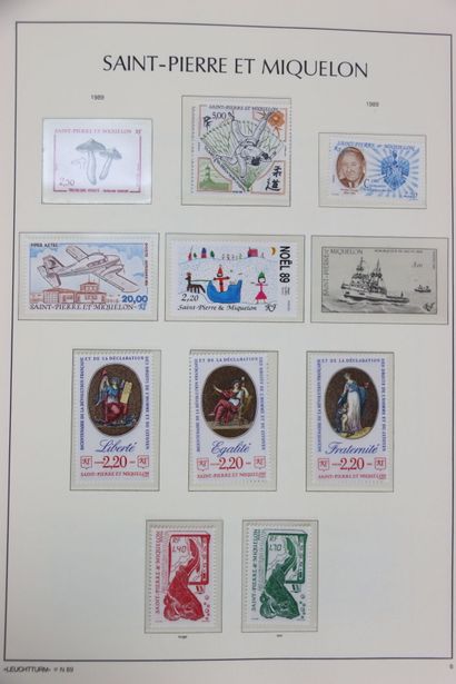STAMPS. St. Pierre and Miquelon collection...
