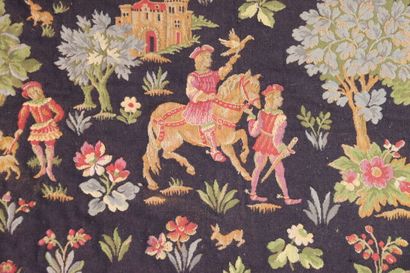 LOUVIERES. 
Mechanical tapestry in polychrome...