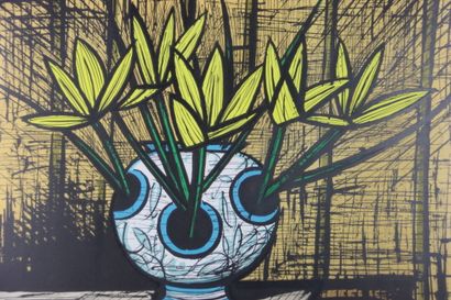 BUFFET Bernard (1928-1999). Flowers in a...