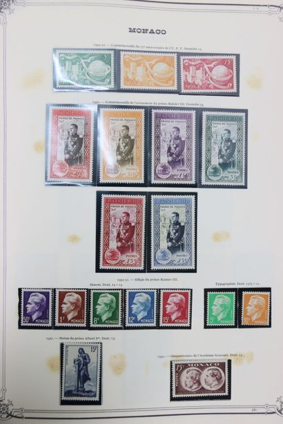 STAMPS. Important collection of Monaco. From...