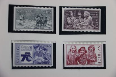 STAMPS. Very nice collection from Sweden...