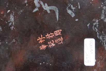 CHINA. Late Qing dynasty compass, Canton,...