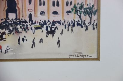 Yves BRAYER (1907-1990). Souvenir of Spain....