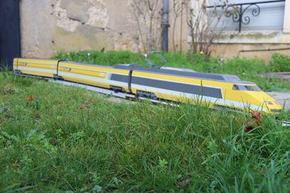 Maquette statique de la rame TGV 