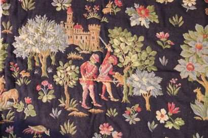 LOUVIERES. 
Mechanical tapestry in polychrome...