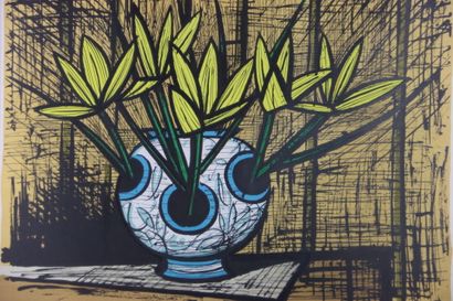 BUFFET Bernard (1928-1999). Flowers in a...