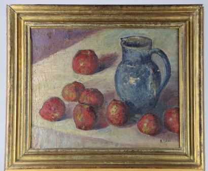 Renée COLAS. School of the XXth. Still life....